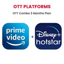 Picture of Hotstar + Amazon Prime, 3 Months