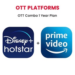 Picture of Hotstar + Amazon Prime, 1 Year