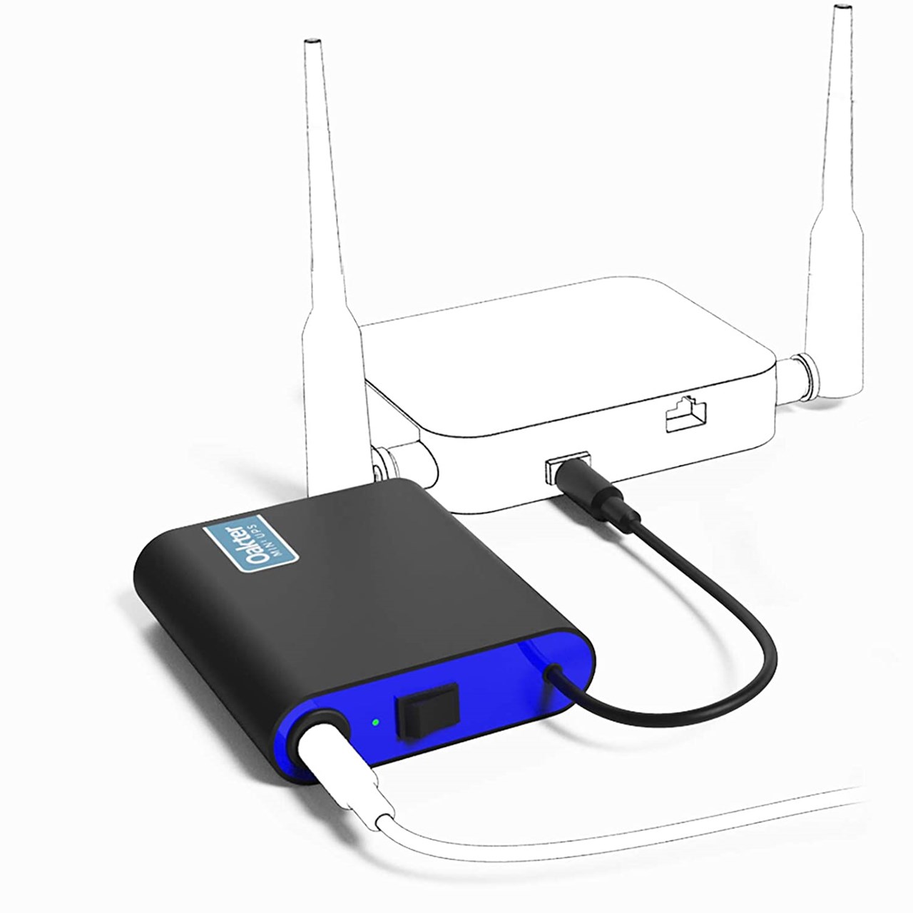 Oakter Mini UPS for Wi-Fi Router