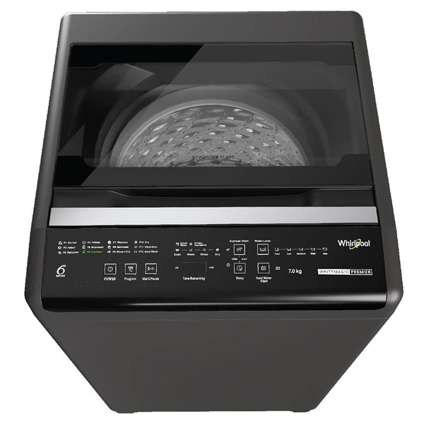 Whirlpool Whitemagic Premier GenX 7Kg Grey ,Fully Automatic Top Load