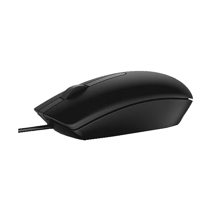 Dell MS116 1000DPI  Wired Optical Mouse (Black)
