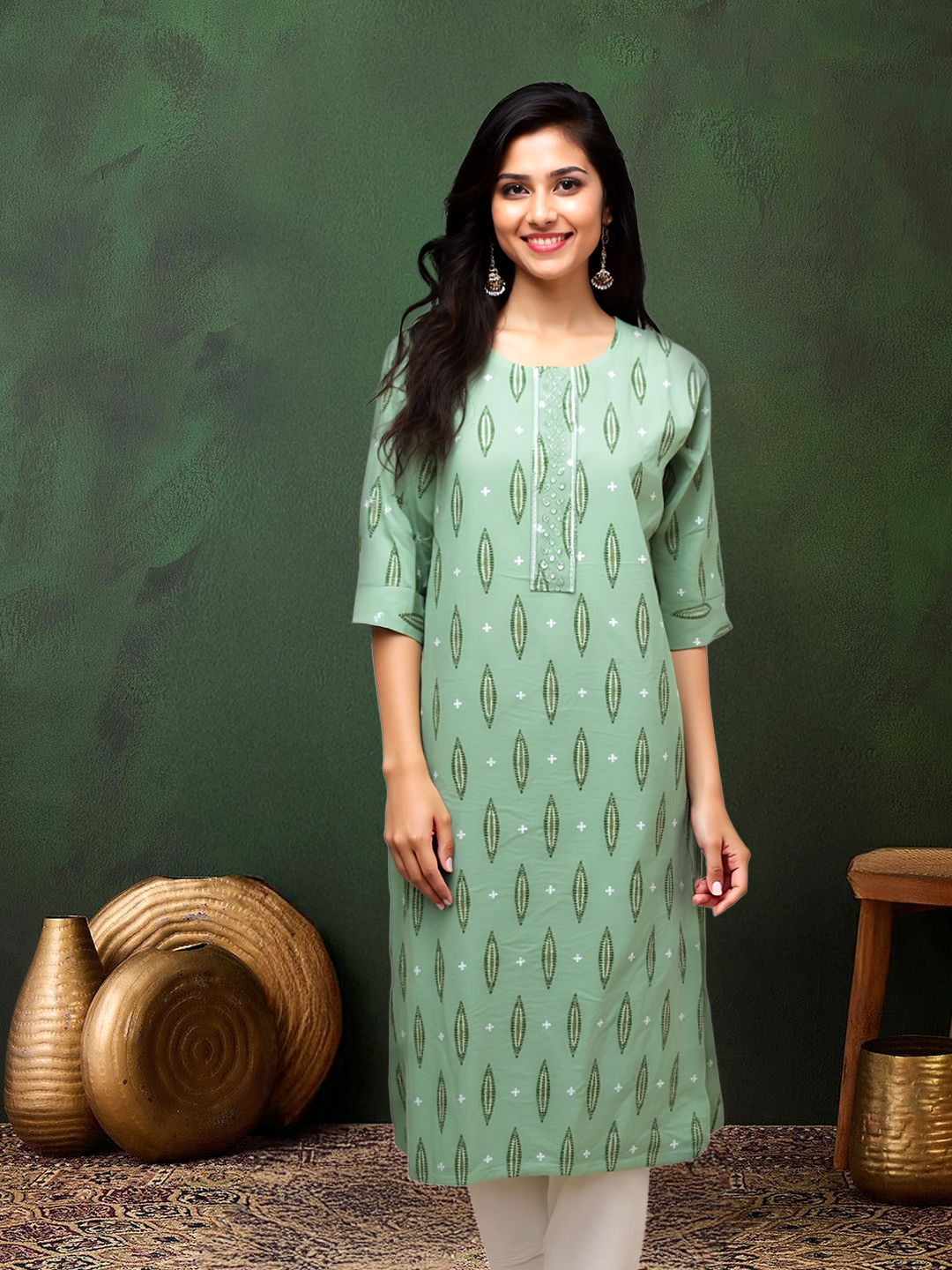 Your Everyday Ethnic Essential Printed Kurta