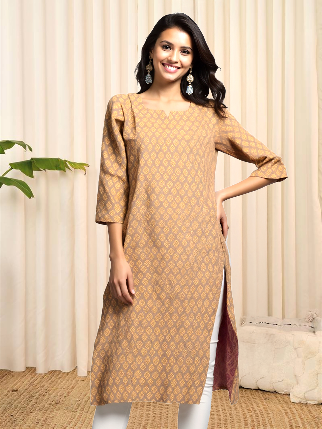 Elegant Ethnic Charm Straight Kurta