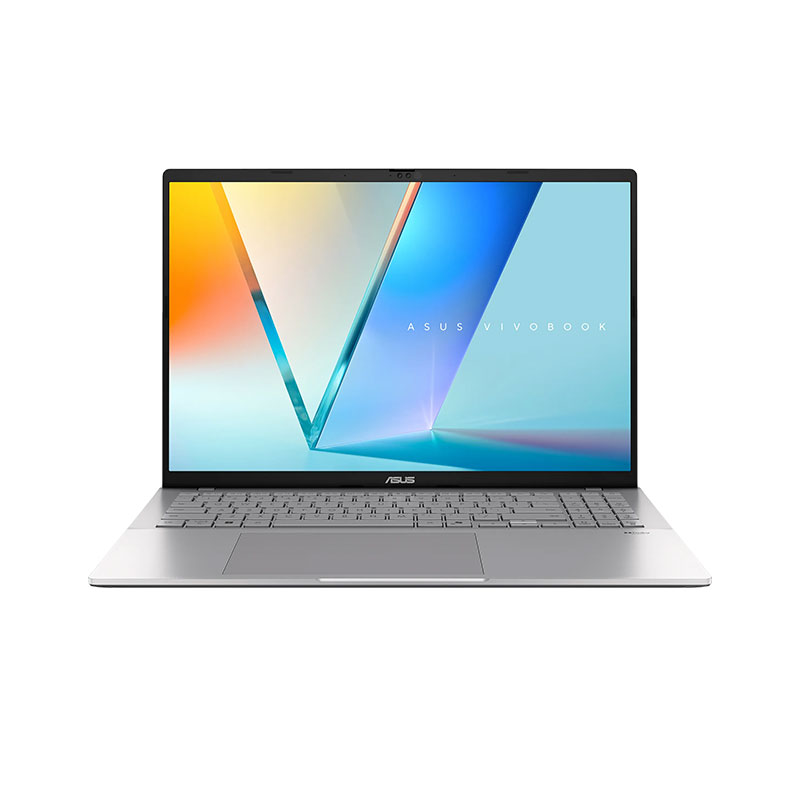 Asus Vivobook S16 - Intel Core Ultra 5 225H 16" (40.64 cm) S3607CA-SH071WS AI Powered Thin and Light Laptop (16GB/ 512GB SSD/ Full HD Display/ Intel Graphics/ Windows 11 Home/ Office Home 2024/ 1Year Warranty/ Cool Silver/ 1.70 kg) Zebronics Paradise Neo R Headset + Wireless Mouse + Mouse Pad + Laptop Table