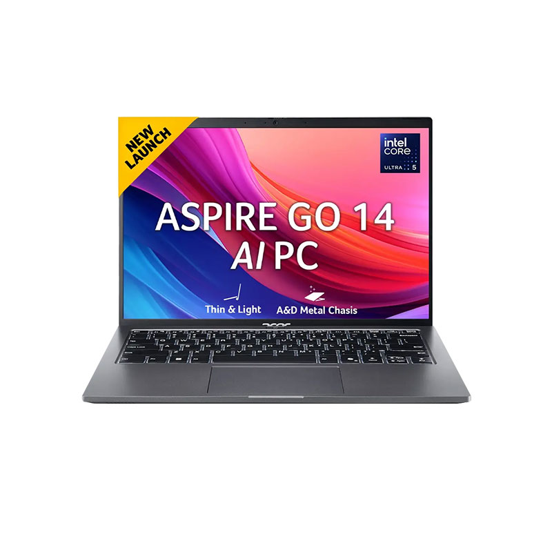 Picture of Acer Aspire Go 14 - Intel Core Ultra 5 125H 14.0" (35.56 cm) AG14-71M Premium Laptop (16GB/ 512GB SSD/ WUXGA IPS Display/ Backlit Keyboard/ Windows 11 Home/ MS Office/ 1Year Warranty/ Space Gray/ 1.5kg) 