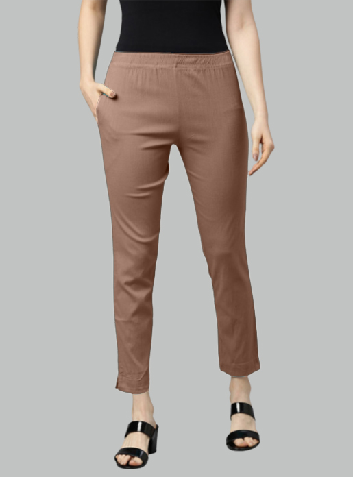 Toffee Waist Flared Cigar Pant with Pocket
