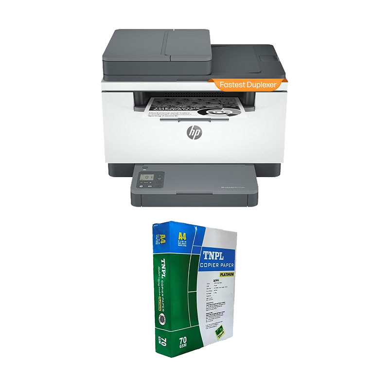 Picture of HP Laserjet MFP M233sdw Printer (6GX06A) + A4 Sheet Bundle