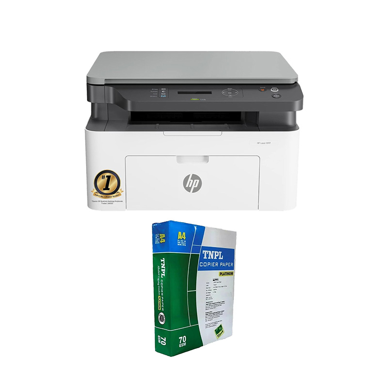 Picture of HP Laserjet 1188nw WiFi Monochrome Printer (715A4A) +  A4 Sheet Bundle