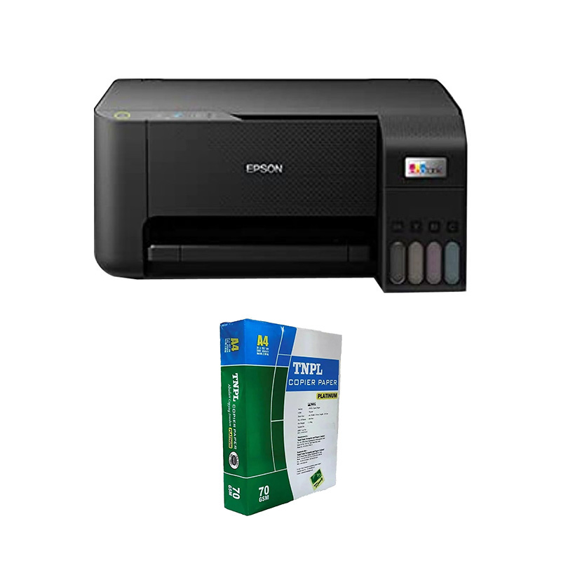 Picture of Epson EcoTank L3210 A4 All-in-One Ink Tank Printer +  A4 Sheet Bundle