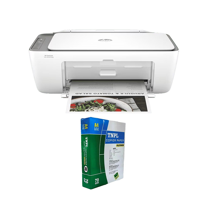 Picture of HP Ink Advantage 2876 Printer (Copy, Scan, WiFi, Bluetooth, USB, Simple Setup Smart App, Ideal for Home)