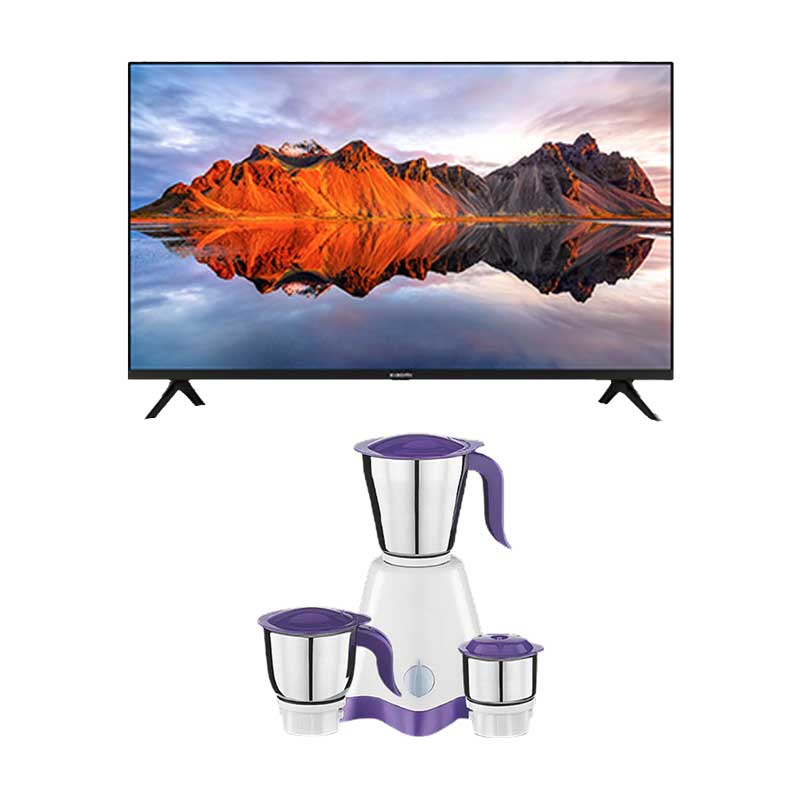 Picture of Xiaomi A 32 inch (80 cm) HD Ready LED Smart Google TV 2024 (XIAOMIGTVA32) + Mixie Combo