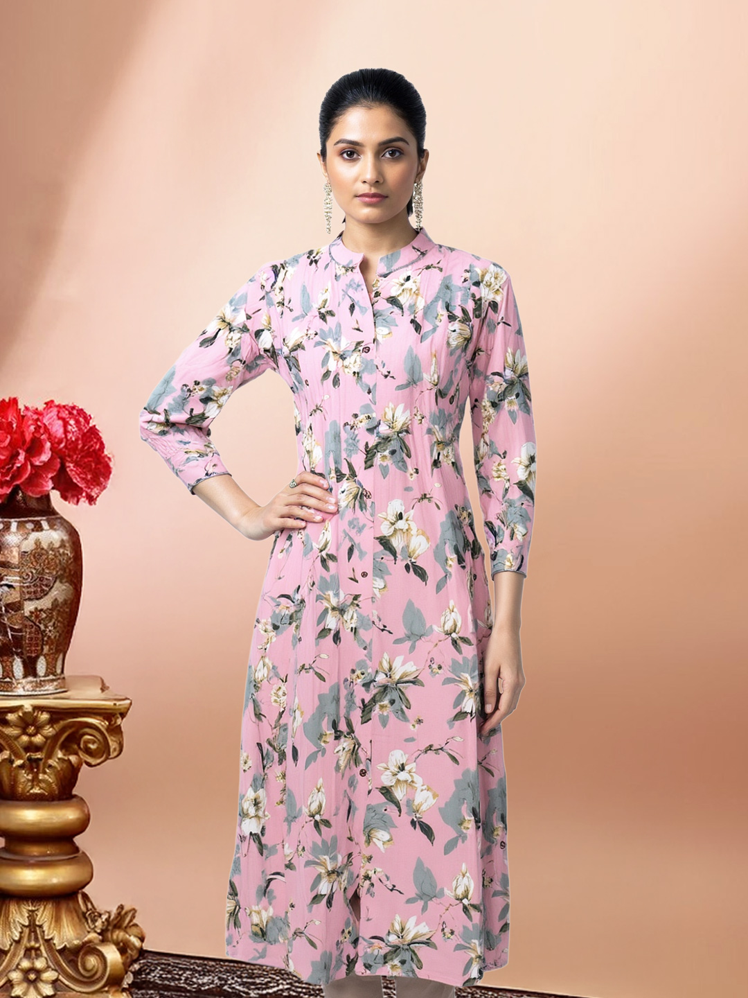 Floral Elegance Printed Kurta