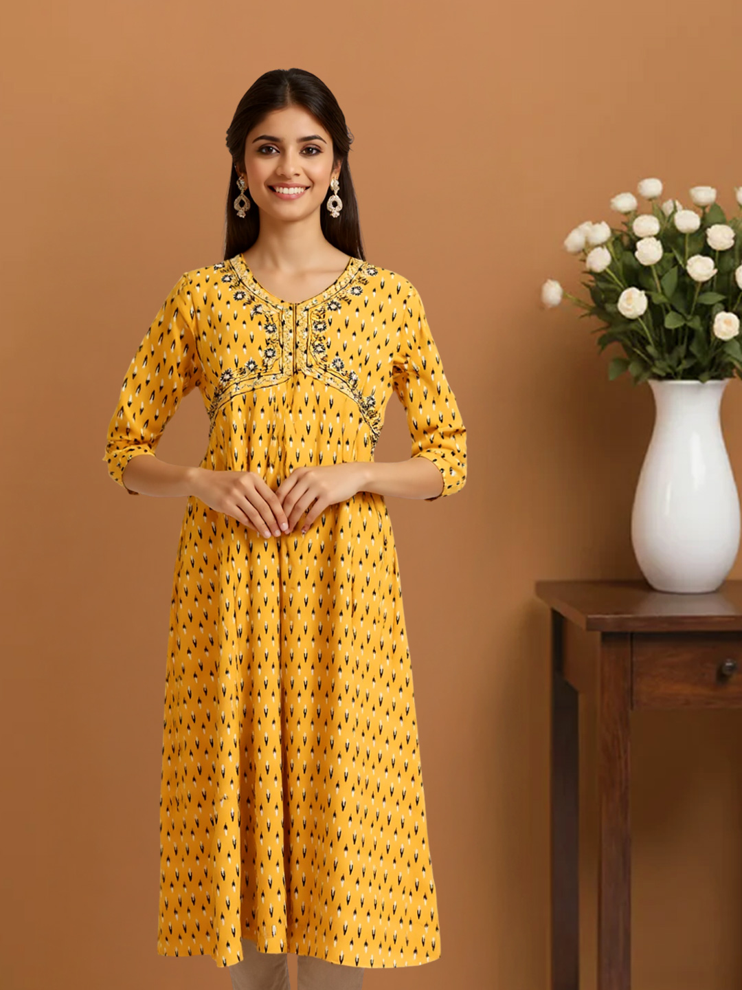 Women's Alia Cut  Maternity Kurta