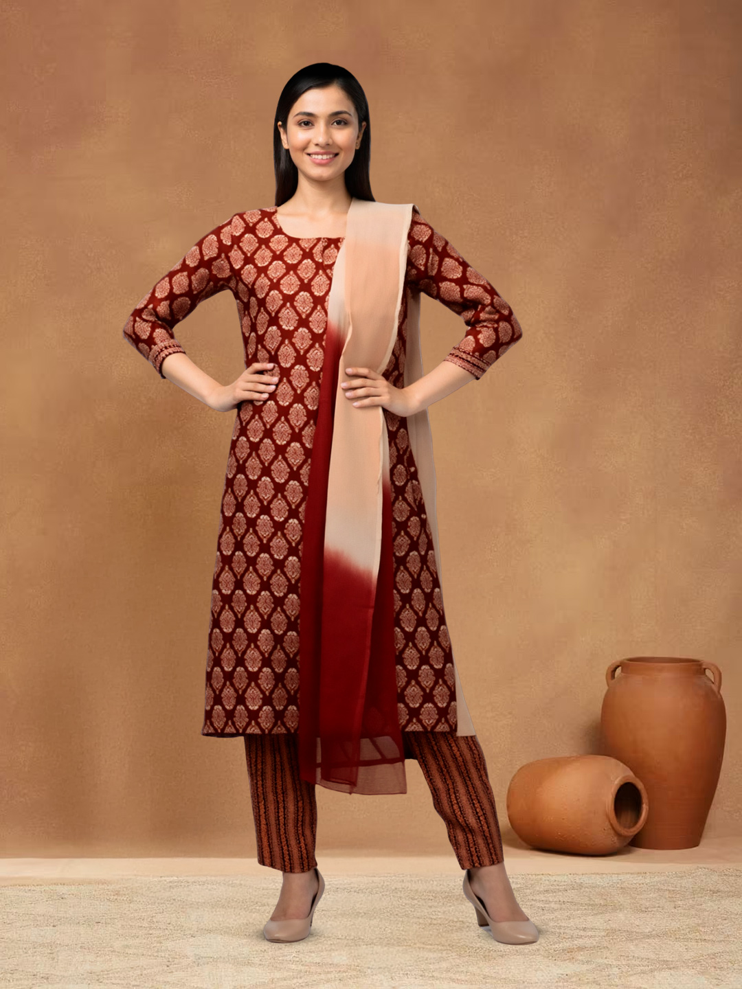 Stunning Printed Salwar Suit Set