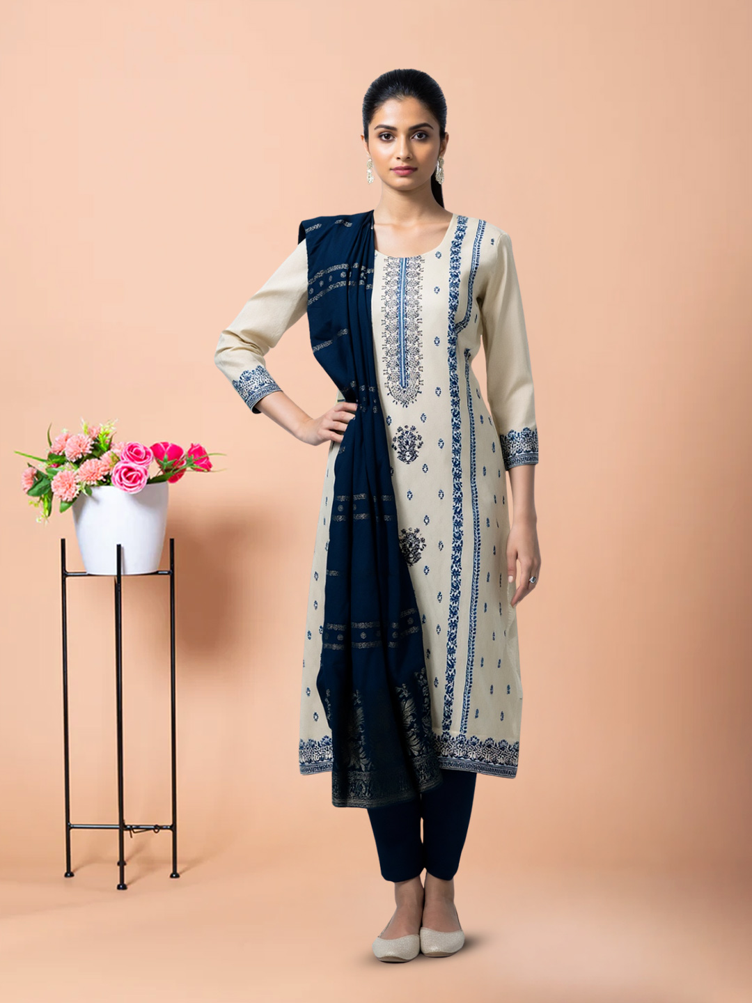 Ethnic Embroidered Salwar Suit Set