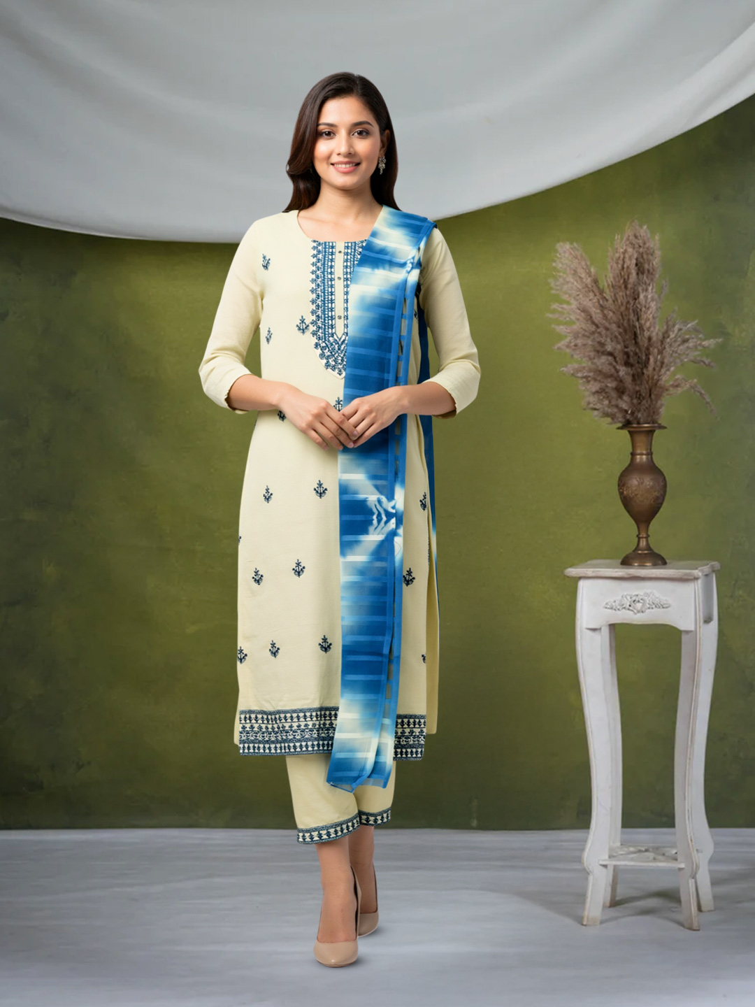 Graceful Embroidered Salwar Suit Set