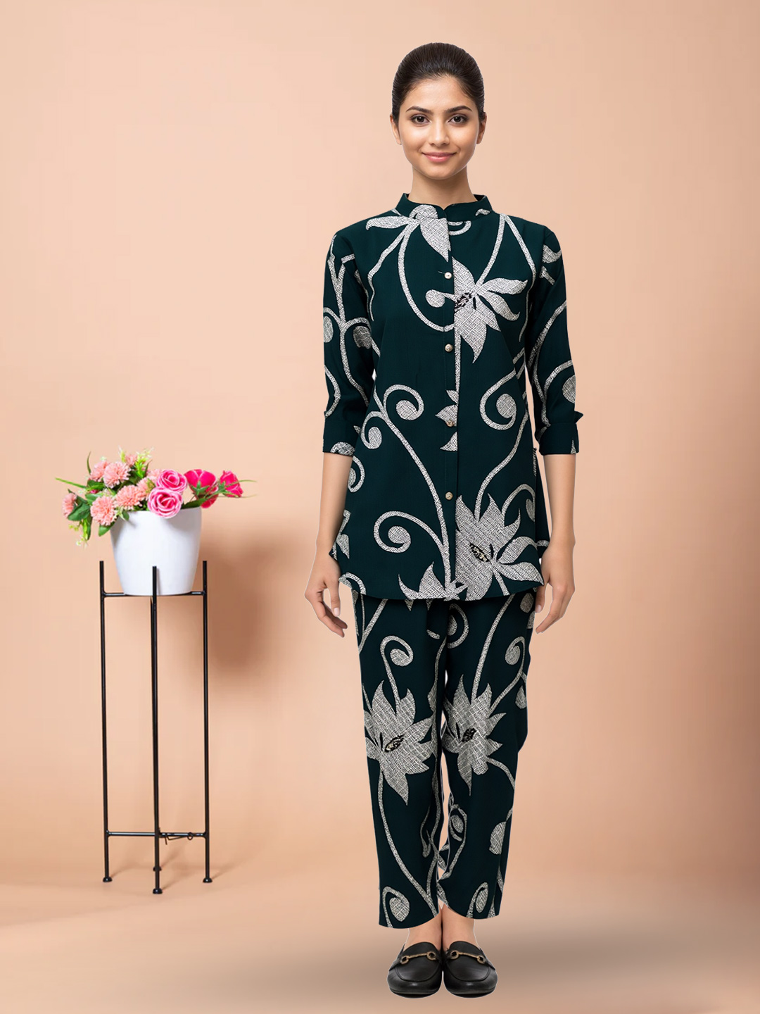 Floral Printed Kurta with Pant Set