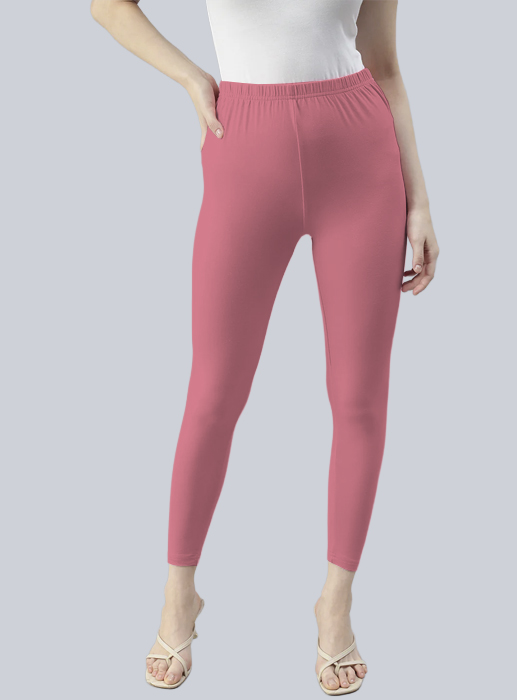 Picture of GO PLUS Petal Pink Ankle-Length Leggings