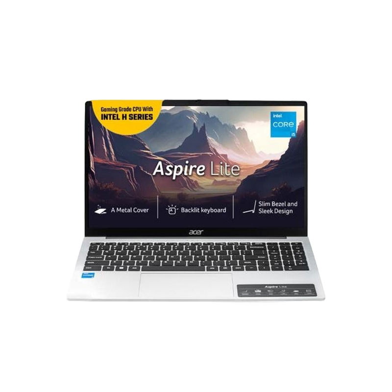 Picture of Acer Aspire Lite - 13th Gen Intel Core i5-13420H 15" (38.1 cm) AL15-52H Thin & Light Laptop (16GB/ 512GB SSD/ Intel UHD Graphics/ Windows 11 Home/ MS Office/ 1 Year Warranty/ Steel Gray/ 1.70 kg)