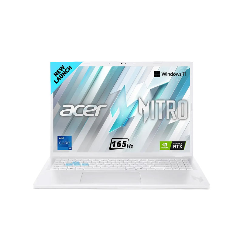 Picture of Acer Nitro Lite - Intel Core i7-13620H 16" (40.64 cm) NL16-71G Gaming Laptop (16GB/ 512GB SSD/ WUXGA IPS 165Hz/ NVMe SSD RTX 3050 6GB-GDDR6/ Windows 11 Home/ 1Year Warranty/ Pearl White/ 1.95kg) 