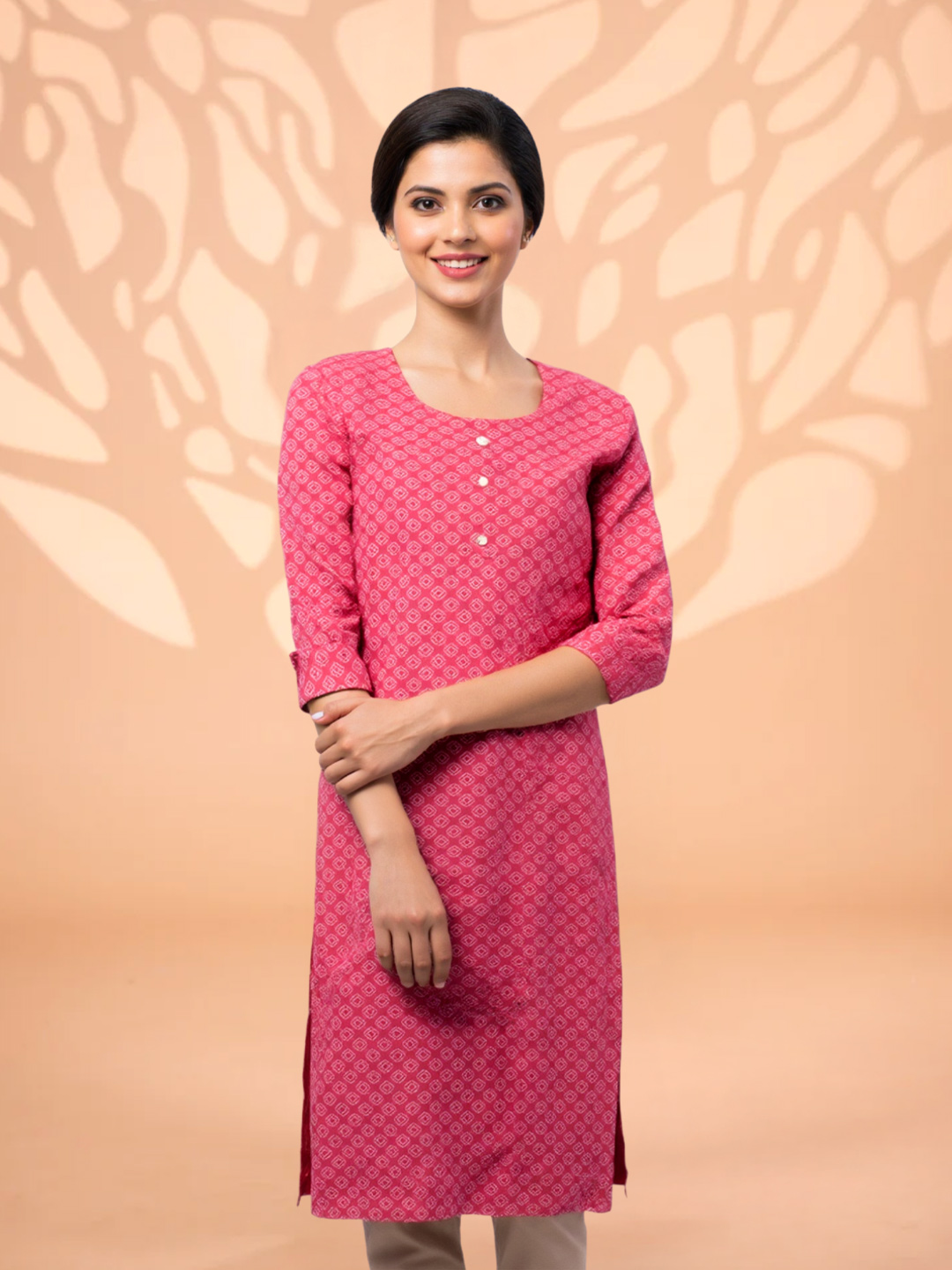 Elegant Straight Cut Traditional Kurta