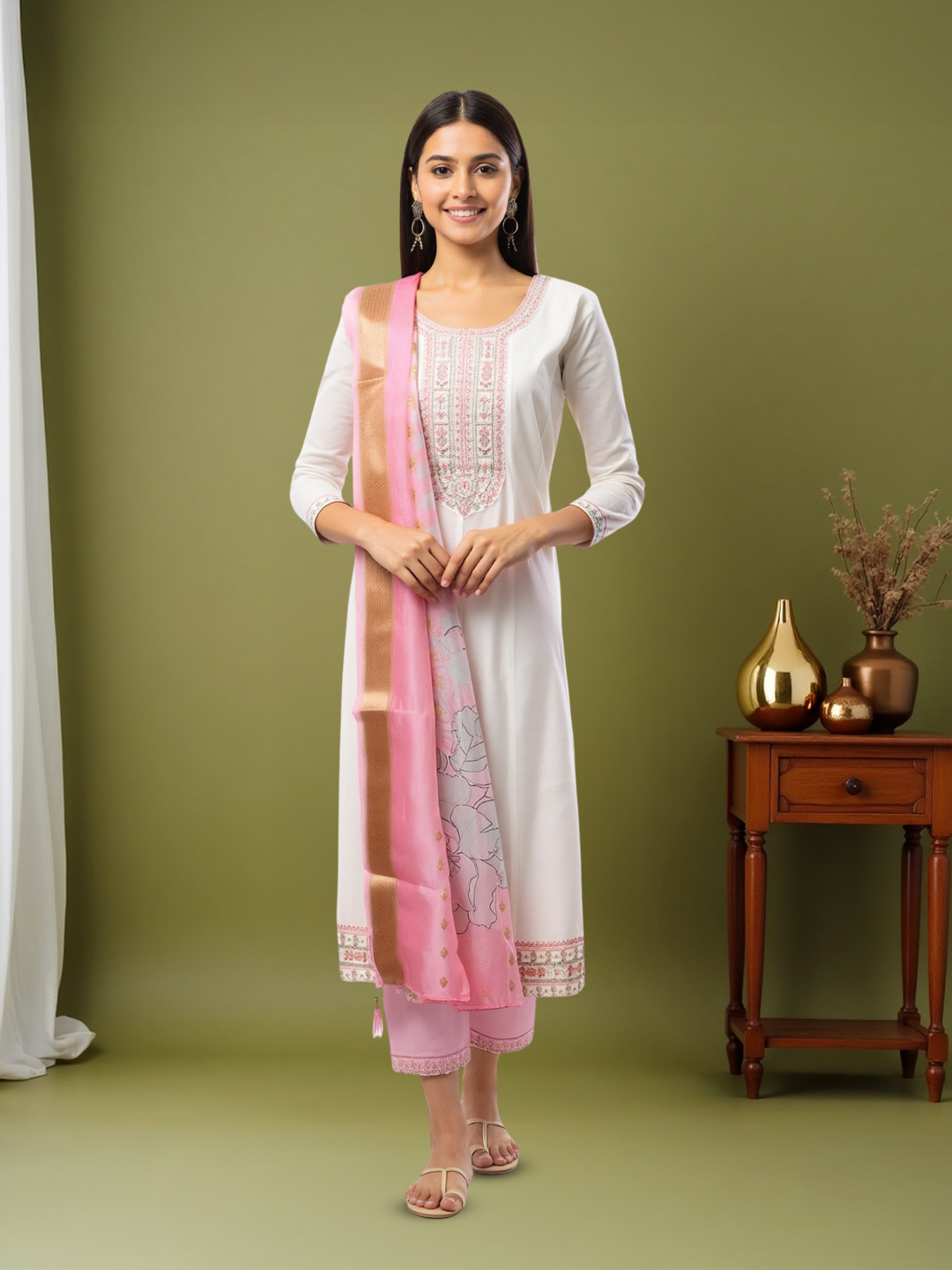 Timeless Traditional Anarkali Salwar Suit Set