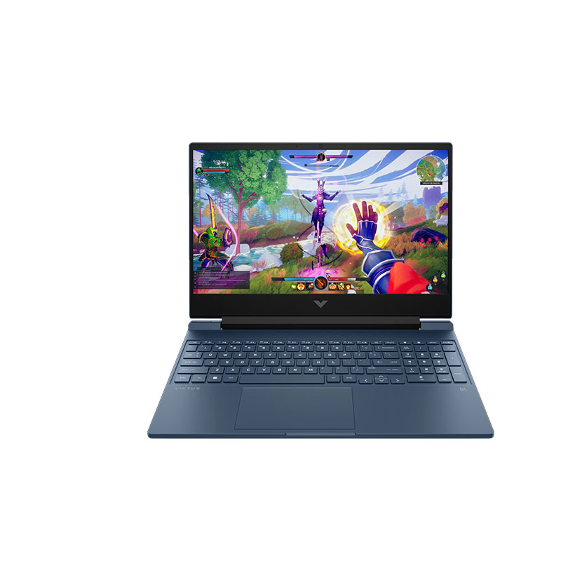 Picture of HP Victus - AMD Ryzen 7-7445HS 15.6" (39.6 cm) 15-FB3189AX Gaming Laptop (16GB DDR5-5600/ 512 GB SSD/ Full HD Display/ NVIDIA GeForce RTX 2050 4GB/ Windows 11 Home/ MS Office/ 1Year Warranty/ Performance Blue/ 2.29 kg)  