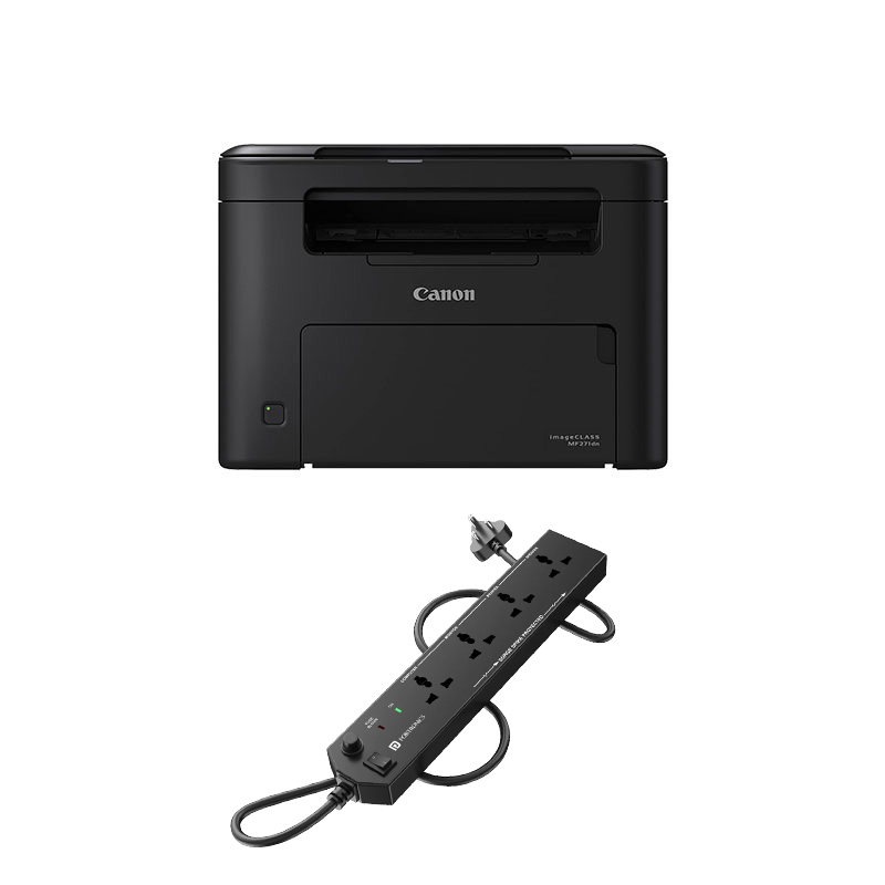 Canon imageClass MF271dn All in One Monochrome 29ppm Laser Printer (Black) + Power Extension