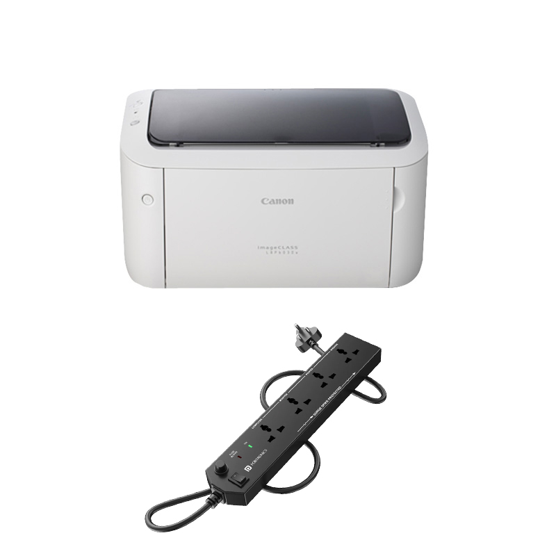 Canon imageCLASS LBP6030W Single Function WiFi Monochrome Laser Printer  (Toner Cartridge) +  Power Extension