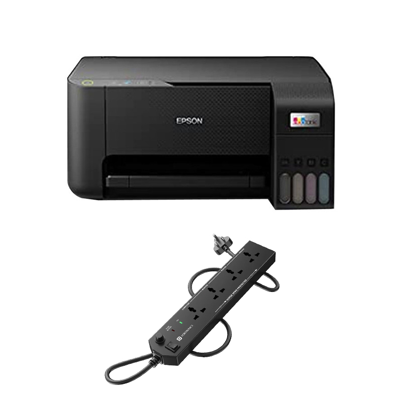 Epson EcoTank L3210 A4 All-in-One Ink Tank Printer + Power Extension