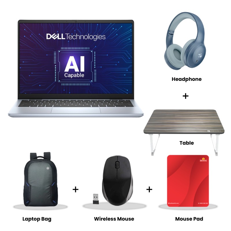 Dell  Inspiron 7440 New 14 Plus -  Intel Core 7 240H 14" (35.6 cm) Thin & Light Laptop (16GB LPDDR5X/ 512GB SSD/ Full HD Display/ Intel UHD Graphic/ Windows 11 Home/ Office Home 2024 + M365 Basic (1 Year Validity)/ 1Year Warranty/  Ice Blue/ 1.60 kg) 