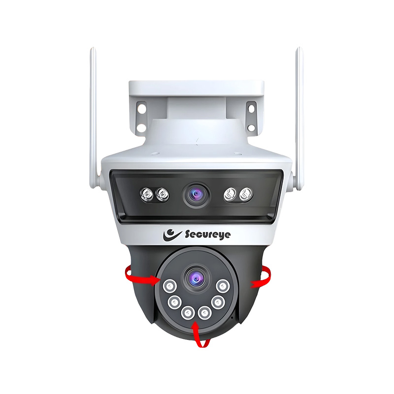 Secureye Defender DUO 4G Smart Dual Lens Linkage Outdoor PT Camera (S-SSD-PTZ5)