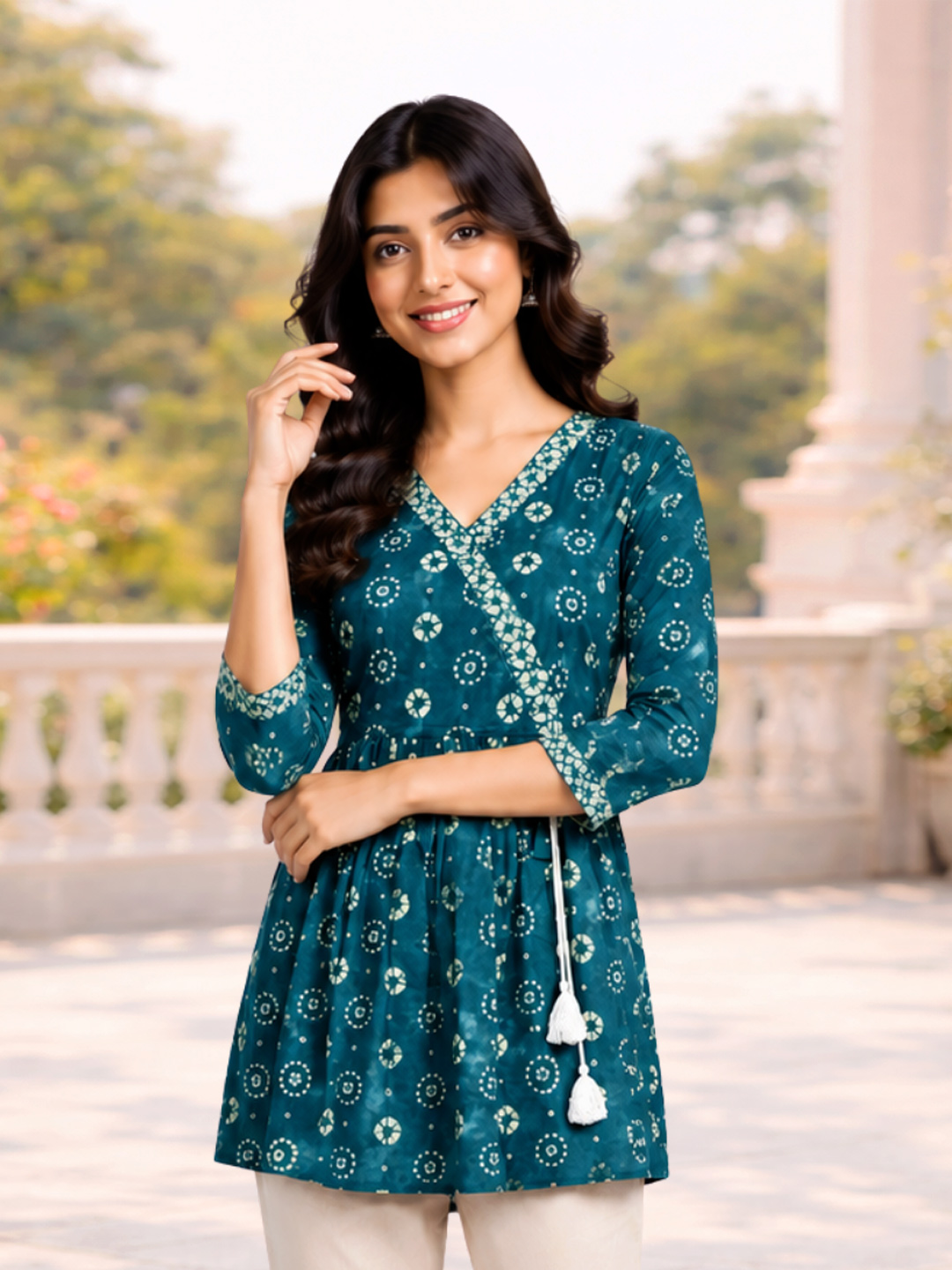 Printed Tunic Ethnic Short Kurti
