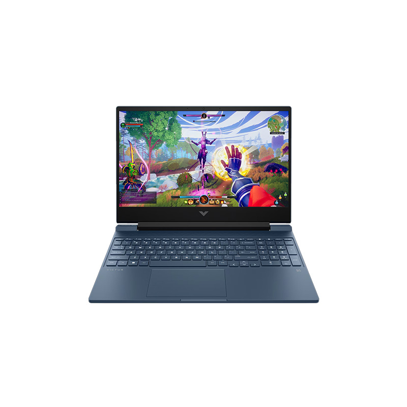 HP Victus - Intel Core 5-210H 15.6" (39.6 cm)  15-fa2504TX Gaming Laptop  (24GB DDR5/ 512GB SSD/ Full HD IPS Display/ NVIDIA GeForce RTX 4050 6GB GDDR6/ Windows 11 Home/ Office Home 2024/ 1Year Warranty/ Performance blue/ 2.29 kg) 