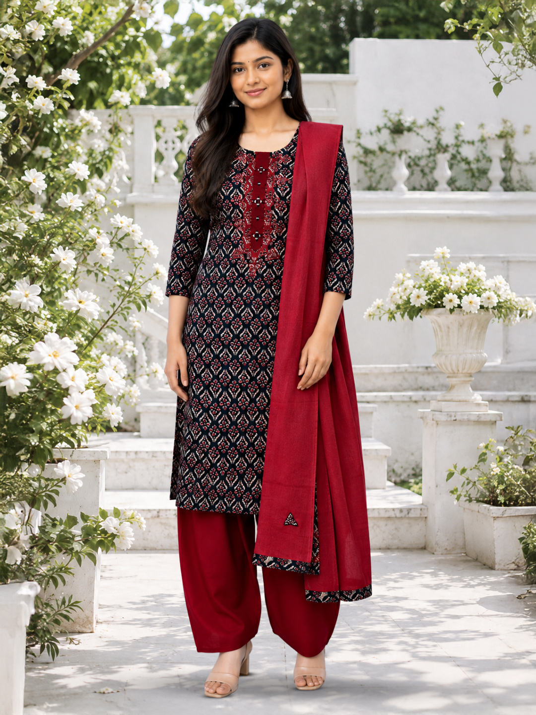  Printed Ethnic Kurta Set