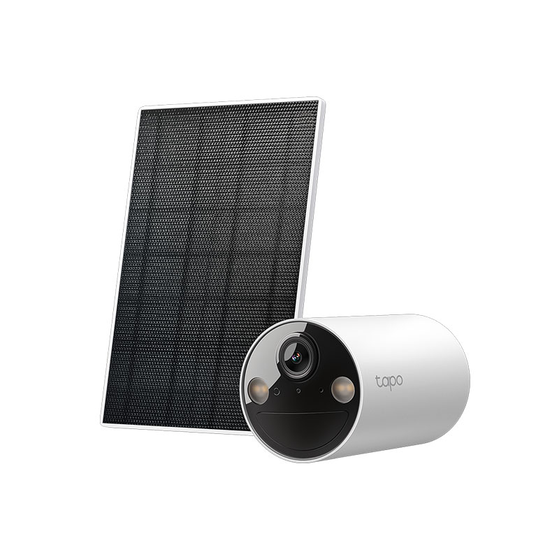 TP-Link  Tapo C410  Solar-Powered 2K 3MP Outdoor Security Camera Kit ( 2.4 GHz Wi-F/, Wireless/ 6400mAh Non-Removable Battery/ IP65 Weatherproof/ Color Night Vision/ Motion Detection/ 2-Way Audio/ Alexa &Google Assistant)