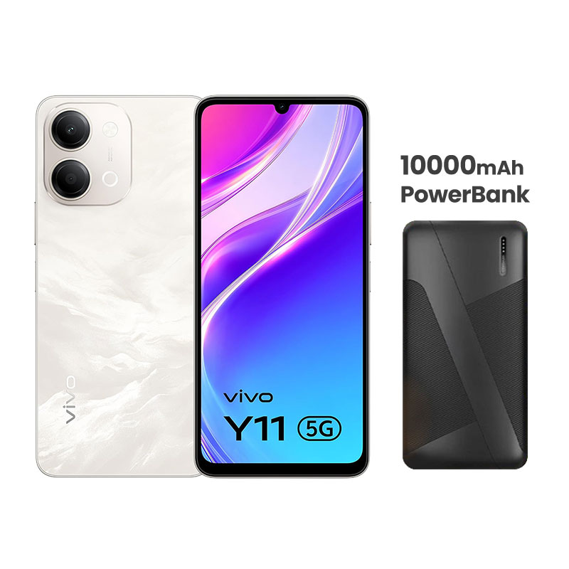  Vivo Y11 5G (Cosmic Gold , 4GB RAM, 128GB Storage) 