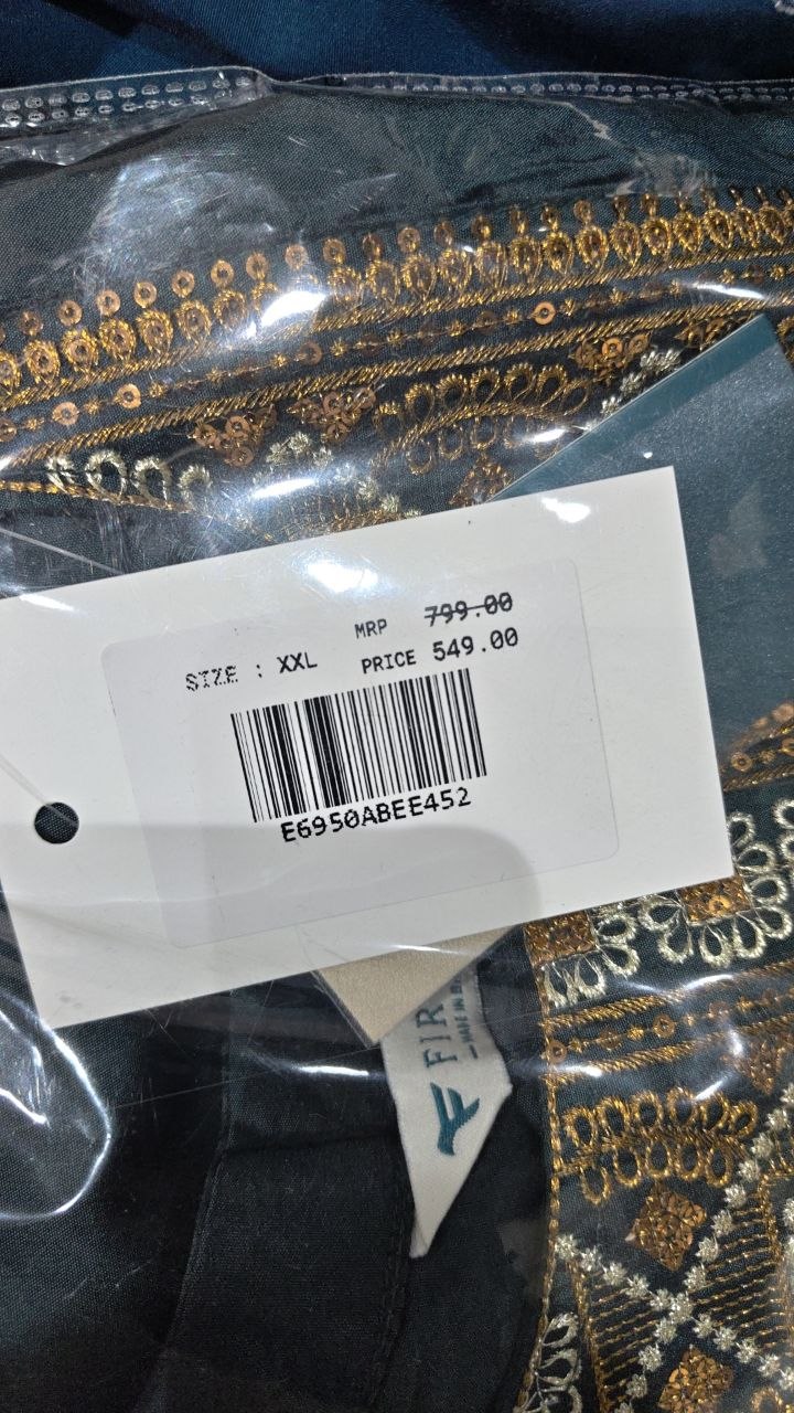 Sequins Embroidered Kurta