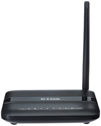 Picture of D-Link DSL-2730U Wireless-N 150 ADSL2+ 4-Port Router (Black), Works with RJ-11