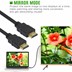 Picture of ZCS High Speed HDMI Cable 1 Meter for Xbox 360, 3D Ps3, Blueray, Plasma TV, LED and LCD (Black) (1M)