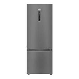 Picture of Haier 346Litres ,3 Star HRB-3664BS, Brushline Silver,14 in 1 Convertible-Bottom Freezer Refrigerator