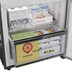 Picture of Haier 346Litres ,3 Star HRB-3664BS, Brushline Silver,14 in 1 Convertible-Bottom Freezer Refrigerator