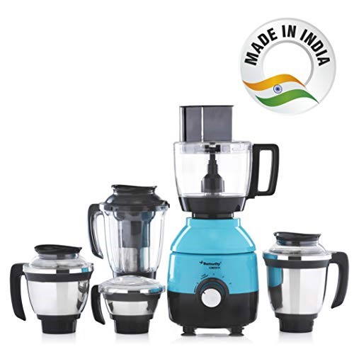 Picture of Butterfly Mixie Cresta 5 Jars,750 W Food Processor (Turquoise Green)
