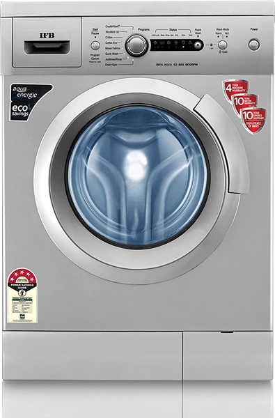 Picture of IFB 6 Kg 5 Star Fully Automatic Front Loading Washing Machine (Diva Aqua SX, Silver, Express Wash)