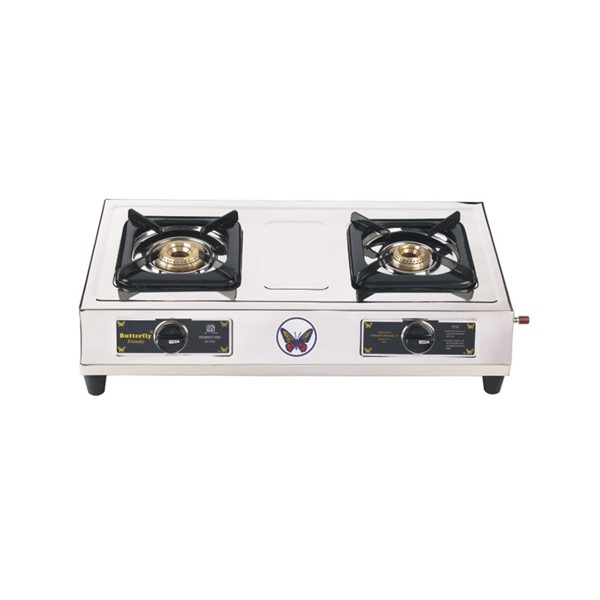 Picture of Butterfly Friendly 2Burners Stainless Steel Gas Stove (2BLPGFRIENDLY)