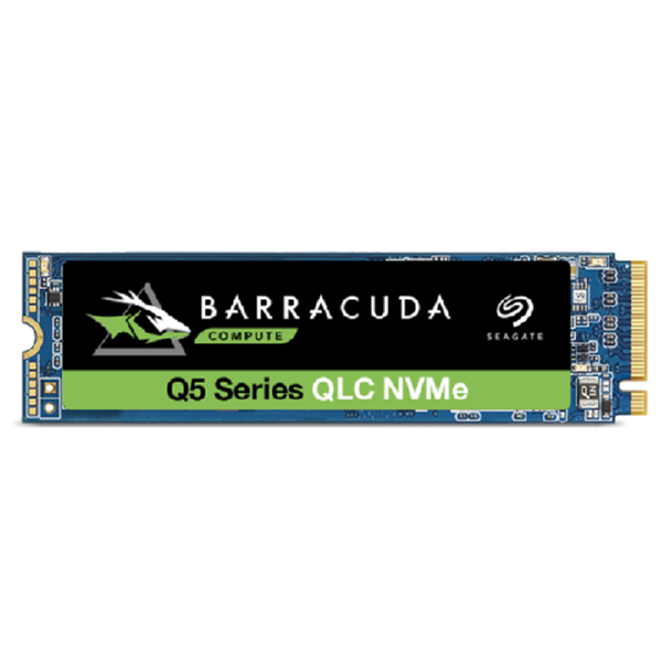 Picture of Seagate Barracuda Q5 SSD 500GB up to 2400 MB/s - Internal M.2 NVMe PCIe Gen3 ×4, 3D QLC for Desktop or Laptop, 1-Year Rescue Services (ZP500CV3A001)
