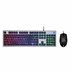 Picture of HP KM300F Wired Gaming Keyboard & Mouse Combo, Membrane Backlit, 26 Keys Anti-Ghosting, 3 LED Indicators & 3D 6K USB Mouse with 6400DPI, Six-Speed Cyclic Resolution Switching