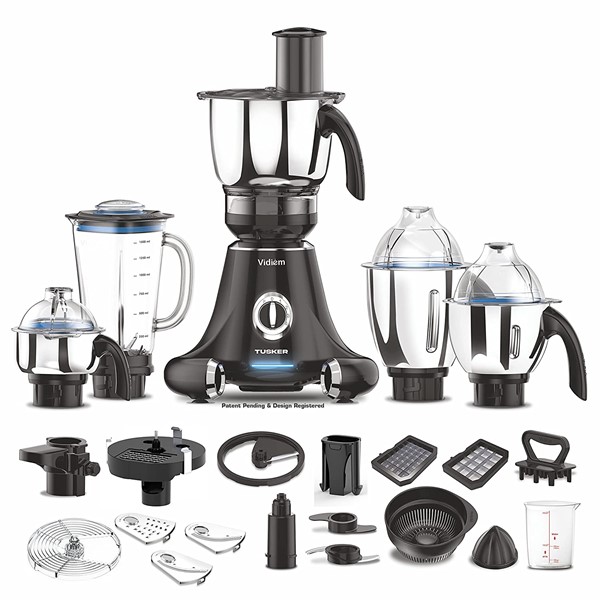 Picture of Vidiem Tusker 750Watts Mixer Grinder with 5 Jars 