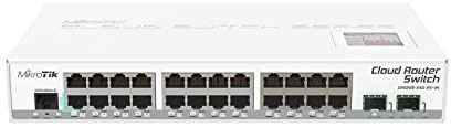 Picture of Mikrotik Cloud Router Switch 24 Ports, L3, OS L5(CRS226-24G-2S+)