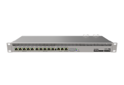 Picture of MikroTik RouterBOARD 1100AHx4 Dude Edition with 13 Gigabit Ethernet Ports, RS232 Serial Port and Dual Redundant Power Supplies (RB1100AHx4)